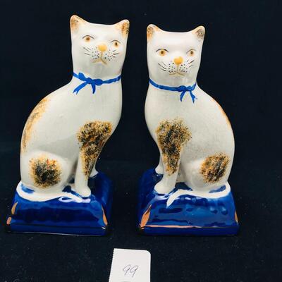 Staffordshire Style Cats (2)