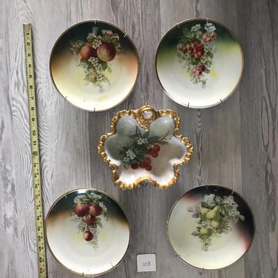 Five Vintage China Pieces with Hangers