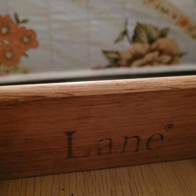Lot 277: Vintage Mid Century Modern LANE Side Table  #1 (Matches dressers and bed)