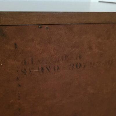 Lot 277: Vintage Mid Century Modern LANE Side Table  #1 (Matches dressers and bed)