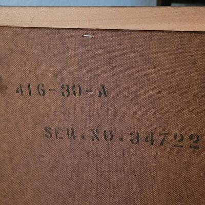 Lot 278: Vintage Mid Century Modern LANE Side Table #2 (Matches the dressers and bed)