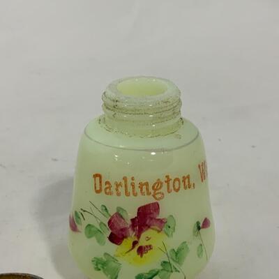 [212] ANTIQUE | Souvenir Custard Glass | Darlington, Wisconsin