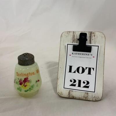 [212] ANTIQUE | Souvenir Custard Glass | Darlington, Wisconsin