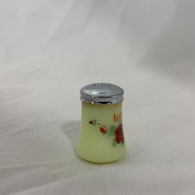 [213] ANTIQUE | Heisey Custard Souvenir Glass | Lancaster, Wisconsin