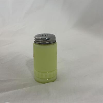 [215] ANTIQUE | Heisey Custard Souvenir Glass | Fairwater, Wisconsin