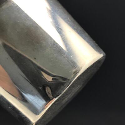 One finger and two finger Jiggers Sterling Silverplate by Napier
