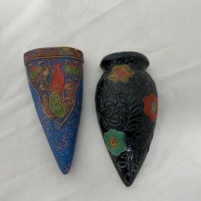 [223] VINTAGE | Two Wall Pockets | Made in Japan