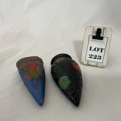 [223] VINTAGE | Two Wall Pockets | Made in Japan