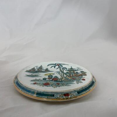 [225] VINTAGE | Asian-Inspired Tea Trivet | Made in Holland
