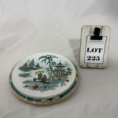[225] VINTAGE | Asian-Inspired Tea Trivet | Made in Holland
