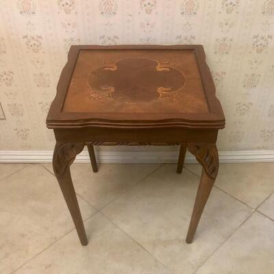 Vintage Antique Accent End Table Zuk Furniture Co