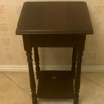 Vintage Antique Wood Night Stand End Table