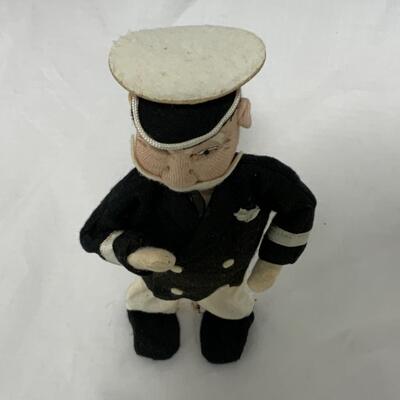 [228] VINTAGE | Captain Doll | Wire Fabric & Cardboard Construction