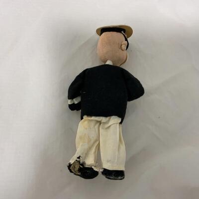 [228] VINTAGE | Captain Doll | Wire Fabric & Cardboard Construction