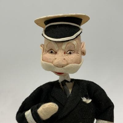 [228] VINTAGE | Captain Doll | Wire Fabric & Cardboard Construction