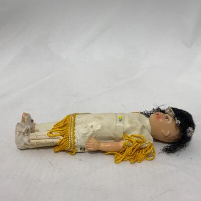 [229] VINTAGE | Native American Doll | Plastic Construction
