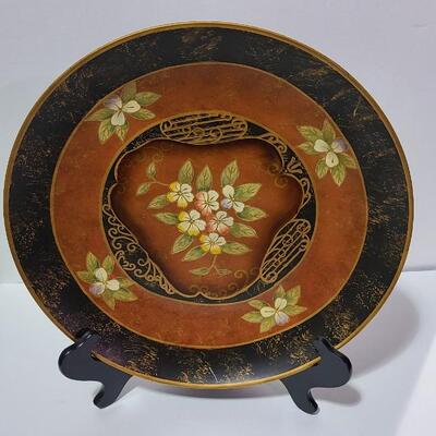 14" Asian Plate with stand -Item# 308