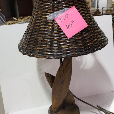 Wood Lamp -Item# 310