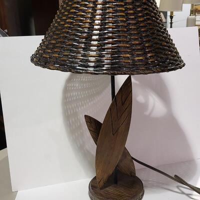 Wood Lamp -Item# 310