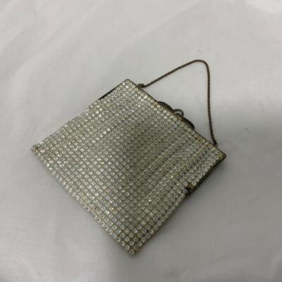 [234] VINTAGE | Rhinestone Encrusted | Satin Lined | Evening Bag