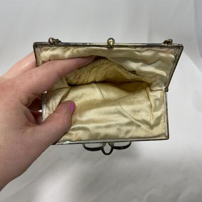 [234] VINTAGE | Rhinestone Encrusted | Satin Lined | Evening Bag