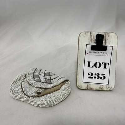 [235] VINTAGE | Beaded Belt Bag | Needs Repair