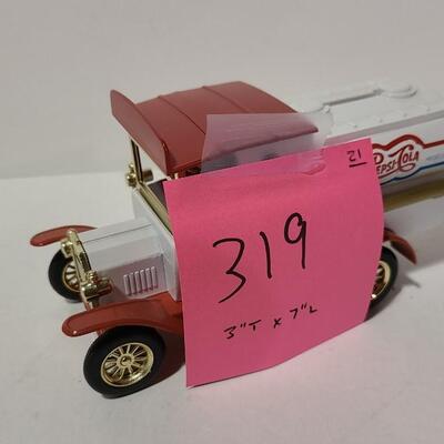 Die-cast Model Pepsi Coin Bank Truck -Item# 319