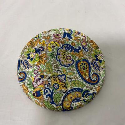 [236] VINTAGE | Paisley Tea Trivet | Fun Design!