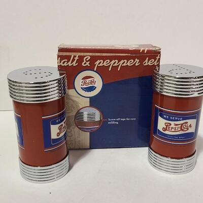 Pepsi Salt+Pepper Shaker -Item# 320