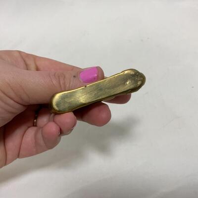 [239] VINTAGE | Brass Road Runner | Knife Rest