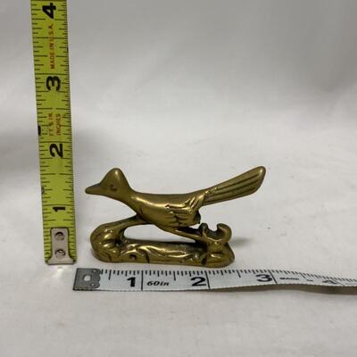 [239] VINTAGE | Brass Road Runner | Knife Rest