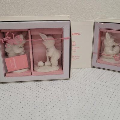 Lot 281: (2) Vintage Retired Dept. 56 SNOWBABIES Figures 