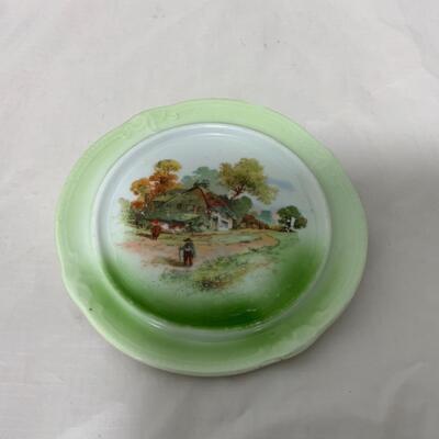 [243] ANTIQUE | German Made Tea Trivet | Homestead Lithograph