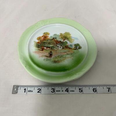 [243] ANTIQUE | German Made Tea Trivet | Homestead Lithograph