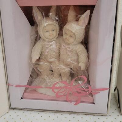 Lot 288: (2) Vintage Dept. 56 SNOWBABIES Figures 