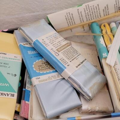 Lot 290: Assorted Craft/Sewing Supplies 