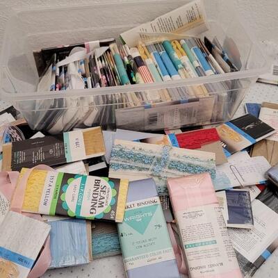 Lot 290: Assorted Craft/Sewing Supplies 