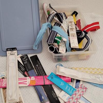 Lot 291: Assorted Craft/Sewing Supplies 