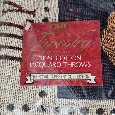 Lot 292: New Royal Tapestry Stamp Theme Blanket 