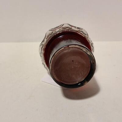 Red and Clear Glass Shaker -Item# 333