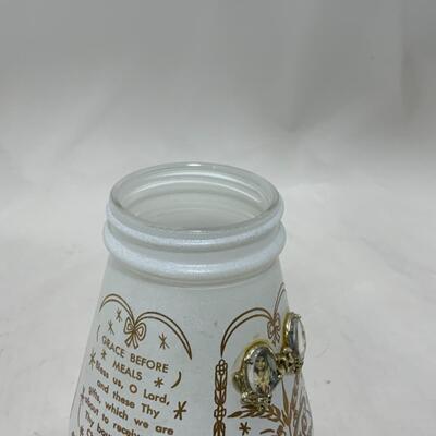 [249] VINTAGE | Religious Sugar Shaker | Grace Before and After Meals