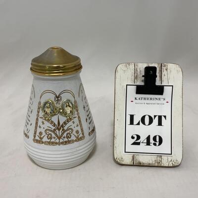 [249] VINTAGE | Religious Sugar Shaker | Grace Before and After Meals
