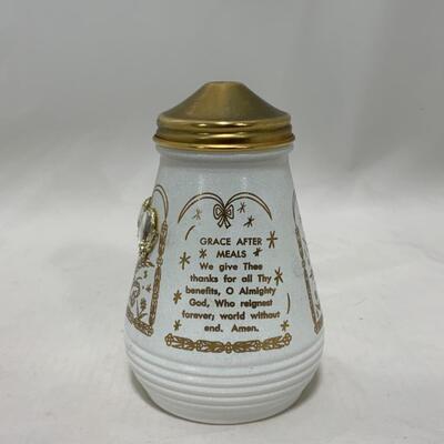 [249] VINTAGE | Religious Sugar Shaker | Grace Before and After Meals