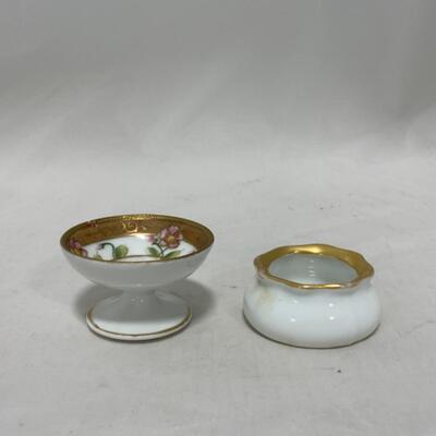 [252] VINTAGE | Nippon Footed | Austrian Pot-Style | Salt Dip | Cellar