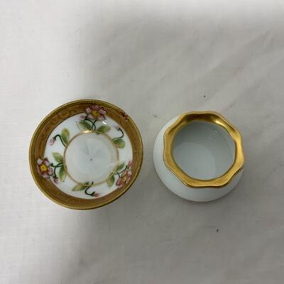 [252] VINTAGE | Nippon Footed | Austrian Pot-Style | Salt Dip | Cellar
