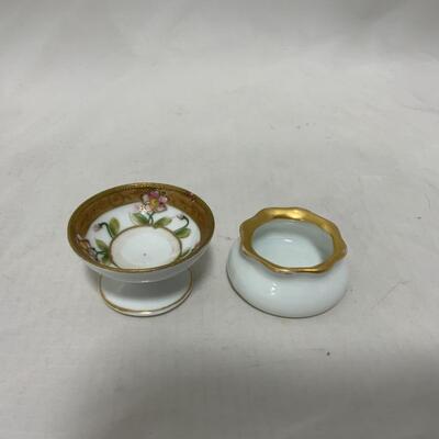 [252] VINTAGE | Nippon Footed | Austrian Pot-Style | Salt Dip | Cellar