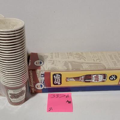 Pepsi Cup Dispenser+Cups -Item# 337-B