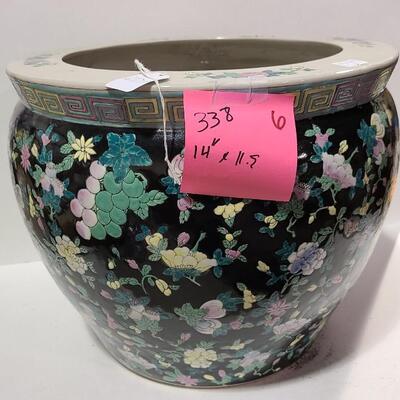 Large Asian Planter 14" x 11 Â½" -Item# 338