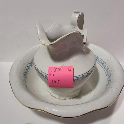 Water Vase and Bowl -Item# 339