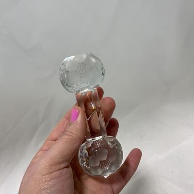 [261] VINTAGE | Cut Glass Master Knife Rest  